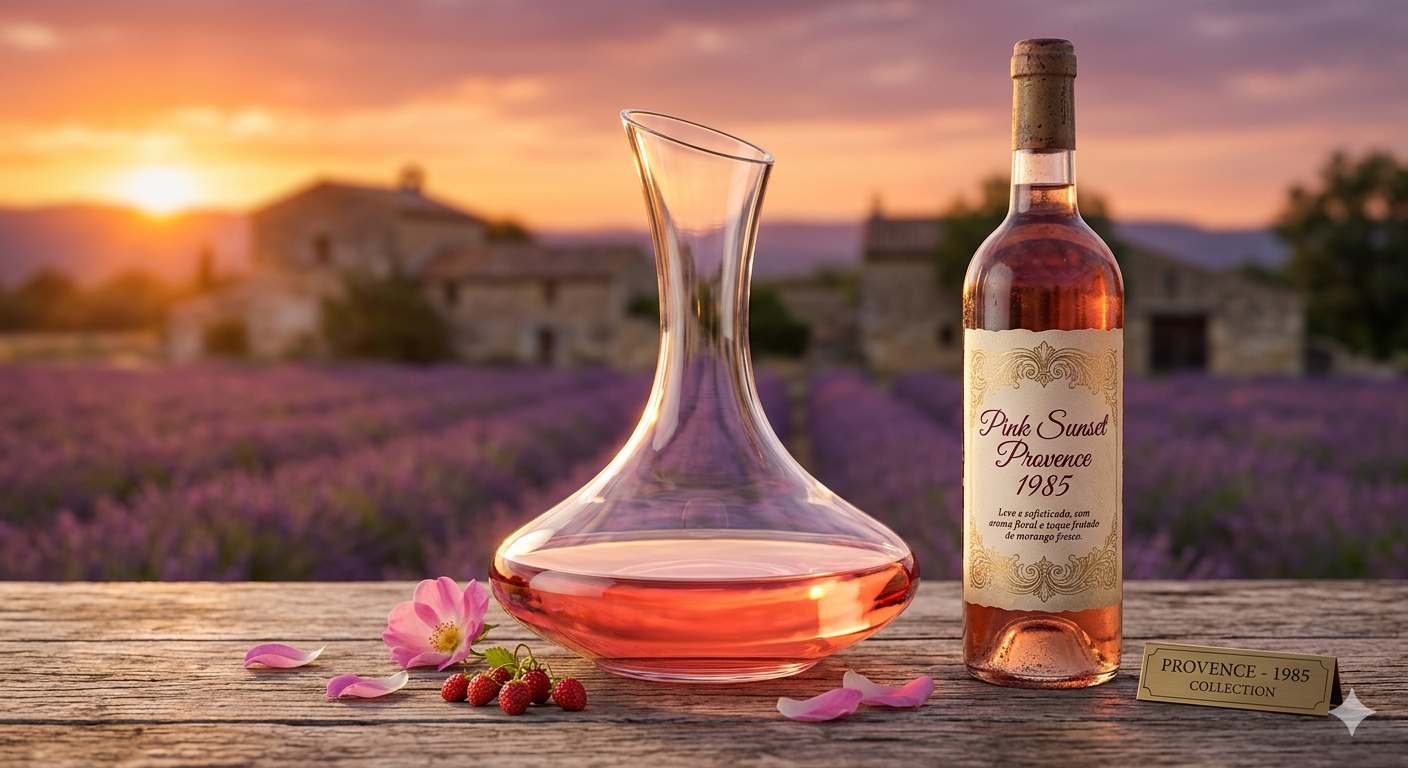 Pink Sunset Provence 1985