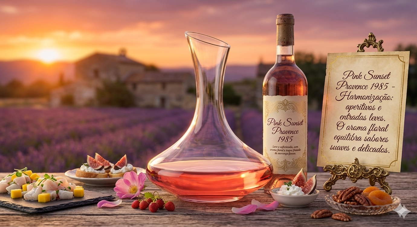 Pink Sunset Provence 1985