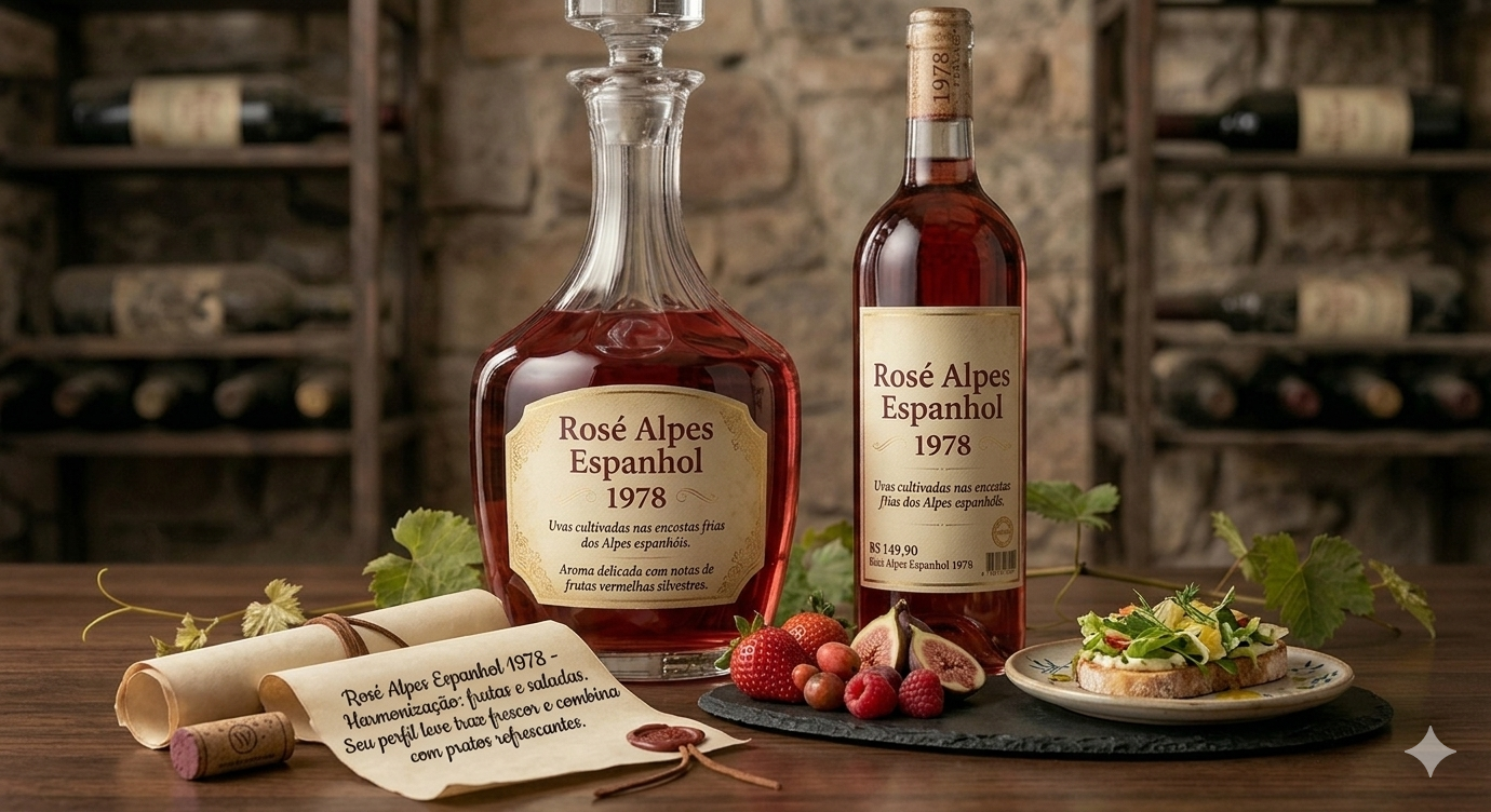 Rosé Alpes Espanhol 1978