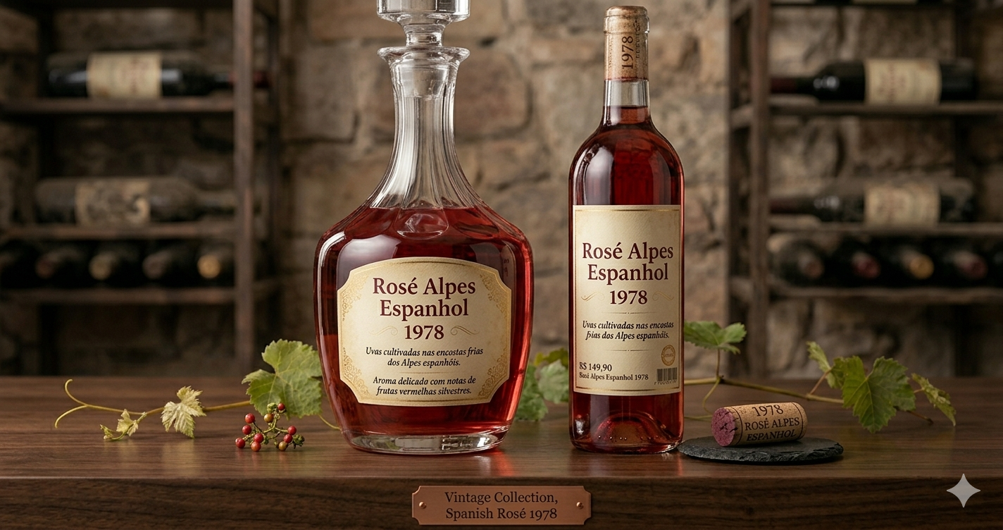 Rosé Alpes Espanhol 1978